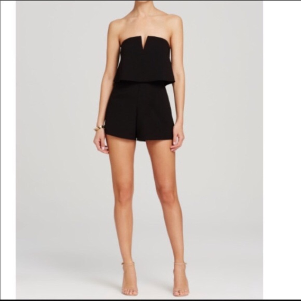 MYSTIC LOS ANGELES ROMPER BLK SZ L